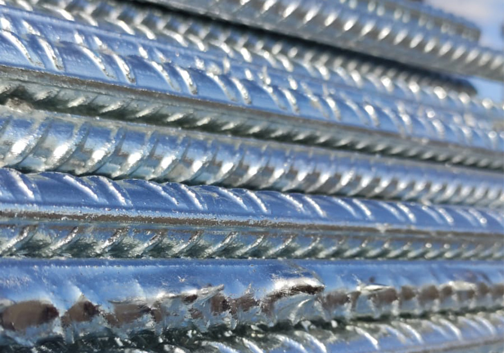 ברזל מגלוון לבניין